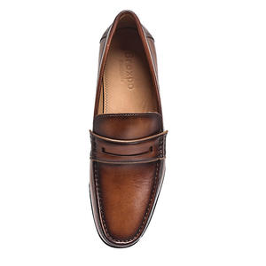 Elegantes Zapatos Casuales Hechos a Mano de Gran Tamaño, Nuevos Zapatos de Negocios a la Moda, Estilo Italiano, Zapatos de Vestir y Oxfords de Cuero para Caballero - Product Image 2