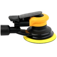 Lijadora Orbital Neumática Aleatoria de 6 Pulgadas (150 mm) |   Lijadora Orbital Neumática de 5 mm y 12000 RPM para Preparación de Superficies de Automóviles y Lijado de Madera con Laca