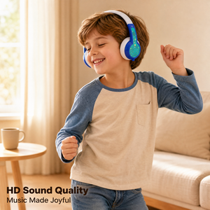 Meilleurs écouteurs antibruit pour les voyages, casque sans fil Bluetooth pour enfants, stéréo HD, sans BPA, sans danger pour les enfants - Product Image 5