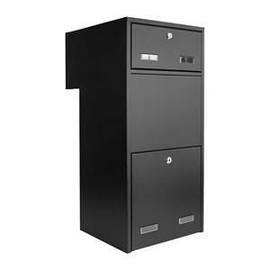 Boîte <span class=keywords><strong>aux</strong></span> <span class=keywords><strong>lettres</strong></span> murale encastrée WELDON, moderne, grande capacité, en acier inoxydable avec revêtement en poudre imperméable - Product Image 2