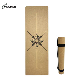 <span class=keywords><strong>Athleta</strong></span> miglior biodegradabile eco-friendly sughero Yoga opaco con linee di allineamento sostenibile personalizzato Private Label stuoie - Product Image 6