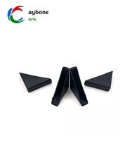 Coin de protection en plastique noir de 50/60/80mm pour l'expédition protecteur d'angle de bord de verre pour l'application d'emballage de boîtes en carton