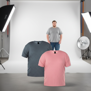 Camiseta Clásica Lisa para <span class=keywords><strong>Hombre</strong></span>, Tallas Grandes, Cuello Redondo, <span class=keywords><strong>XXL</strong></span> 5XL, Holgada, Informal, Básica, Venta al por Mayor - Product Image 3