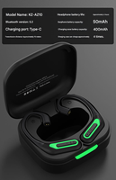 Modul Pengait Telinga Nirkabel Bluetooth 5.2 Audio HiFi Adaptor Gaming 0.75 0.78 Pin Kompatibel dengan Earphone KZ