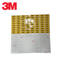 Etiqueta de Identificación de Seguridad 3M 2008 2208, Estándar de Exportación UL969 PGDQ2, Certificada para EE. UU. y Canadá, Impresa Personalizada