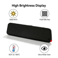 Sonnenlichttauglicher 9,2 Zoll Bar-Typ LCD-Bildschirm 3000cd Industrieller Ultra-Breitbild-TFT-Monitor mit LED-Hintergrundbeleuchtung für Weitbereichstemperaturen