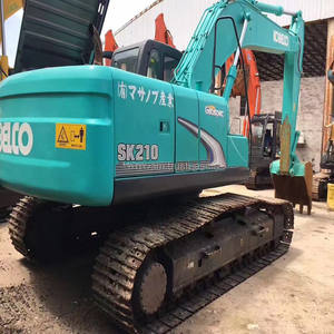 21 tonnes ont utilisé la SK210-8 d'excavatrice de kobelco, EXCAVATRICE ORIGINALE utilisée bon marché du JAPON de KOBELCO SK200 SK210 dans le bon conditionnn - Product Image 5