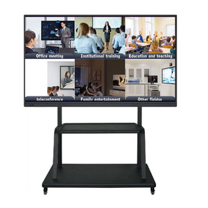 85 86 inch bảng tương tác thông minh Điện tử phẳng điều khiển ngón tay cho hội nghị tương tác màu trắng - Product Image 6