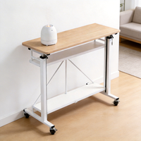 Table élévatrice portable moderne - Support multifonctionnel pliable en alliage d'aluminium pour repas en extérieur et support d'ordinateur de bureau