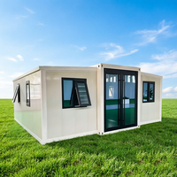 Maison conteneur moderne extensible en acier imperméable et respirant de 40 pieds de long, garantie 5 ans, pour usage résidentiel, bureau, entrepôt, villa