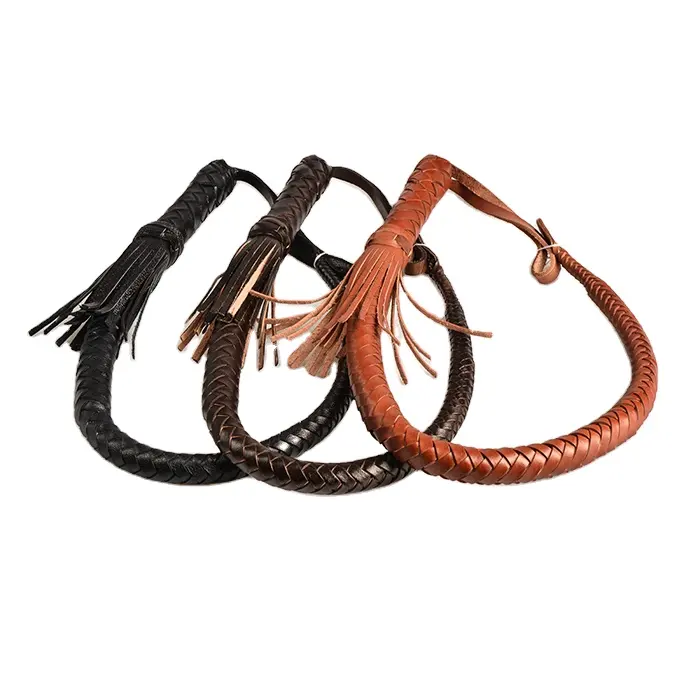 Leather Equestrian Horse Whips Riding Rider Training Aids Horsewhip Outdoor