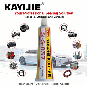 KAYIJIE RTV-1408 Sellador <span class=keywords><strong>de</strong></span> silicona autonivelante transfronterizo especial para RV, pasta metálica para coches, adhesivo <span class=keywords><strong>de</strong></span> relleno para techos - Product Image 1