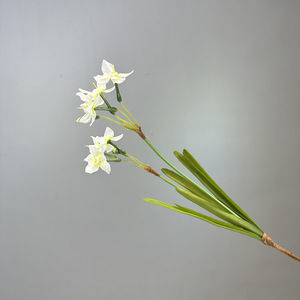 Q282 2023 nuovo Design fiori artificiali narcisi stile pastorale narcisi simulazione di narcisi decorazione di nozze per la casa - Product Image 6