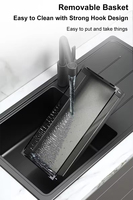 Armário de Cozinha Moderno com Unidade de Despensa e Cesto Deslizante de 6 Níveis com Fechamento Suave, Impermeável e à Prova de Ferrugem para Armários