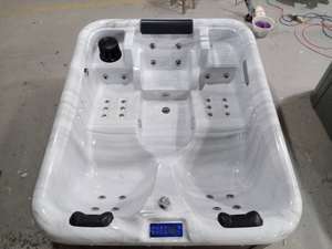 Lazy Layer Jacuzzier Whirlpool Acrílico Inflable Hot Tube Outdoor Rectangle Spa Tub 3 Person Outdoor Jacuzzier Pool Swim - Product Image 6
