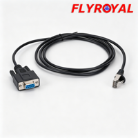 Cable de Consola Serial Personalizado DB9 Hembra a RJ45, Arnés de Cableado para Red