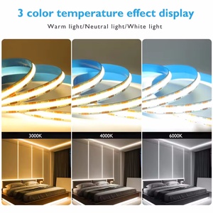 Paesaggio flessibile 12V 24V 320D/<span class=keywords><strong>m</strong></span> 8mm COB LED di illuminazione 6000K bianco 5m/Roll strisce luminose a LED per scopi Deco - Product Image 4