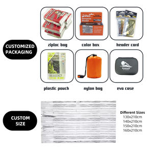 Selimut Darurat Ringan Pertolongan Pertama, Selimut Termal Tahan Air Berbahan Mylar - Product Image 5