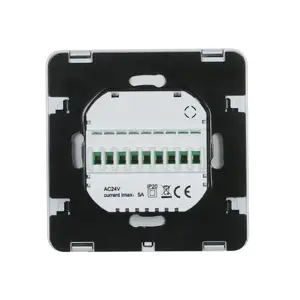 ตัวควบคุมอุณหภูมิควบคุมระยะไกลแบบไร้สายรายสัปดาห์ดีไซน์ทันสมัยสำหรับเครื่องปรับอากาศส่วนกลางสำหรับโรงแรมและคลังสินค้า - Product Image 4