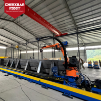 Station de travail robotisée de soudage sur rail économique, système de soudage automatisé à course étendue pour structures en acier
