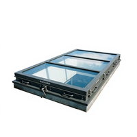 Claraboya Rectangular Moderna BOCHARM de Aluminio con Doble Acristalamiento Low-E, Aislamiento Térmico y Eficiencia Energética