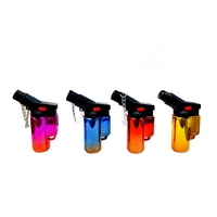 Chine usine personnaliser fort bleu jet flamme briquet Cigarette cuisine mini torche briquet