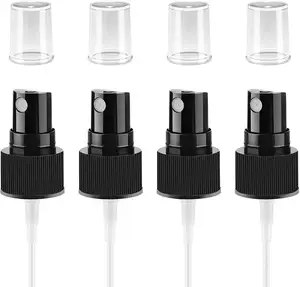 18mm 20mm 24mm Plastic Spray Bottle Tops Fine Mist Sprayer Caps Replacement Pump Top with Lid for Cosmetic Essential Oil