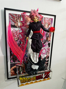 Figura Decorativa 3D Enmarcada de Dragon Ball Z, Son Goku, Vegeta, <span class=keywords><strong>Gogeta</strong></span>, con Figuras de Anime, Derivados de Animación, Estatua, Modelo, Juguete, Muñeca - Product Image 6