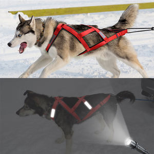 <span class=keywords><strong>Husky</strong></span> rompi lembek dapat bernafas reflektif taktis anjing <span class=keywords><strong>Harness</strong></span> untuk latihan tugas berat poliester dengan gesper penutup untuk menarik - Product Image 5