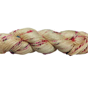 Maharaja 210nm Indian Hand Spun <b>Silk</b> Stock Textile Soft Red White Embroidery Weaving Knitting Capet Yarn 100% <b>Silk</b> Product Dyed - Product Image 3