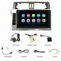 Autoradio Android pour Toyota Land Cruiser Prado 150 2014-2017 Navigation GPS Écran OLED Lecteur multimédia WiFi intégré