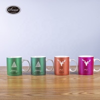 Accessoires de cuisine vente en gros de tasses à thé en porcelaine avec logo personnalisé tasses en céramique bière vin boisson cadeau de café tasse à café de Noël