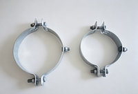 Accessoires pour lignes aériennes : Pince de poteau ADSS DEG CA GCA RL 2A pour montage sur poteau, pour raccords de câbles à fibre optique
