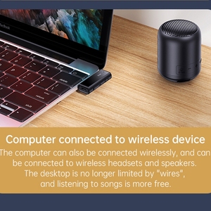 2023 पारा ब्लूटूथ 5.1 ऑडियो रिसीवर ट्रांसमीटर 3.5mm स्टीरियो वायरलेस एडाप्टर के लिए कार Mic के साथ समर्थन TF कार्ड - Product Image 5