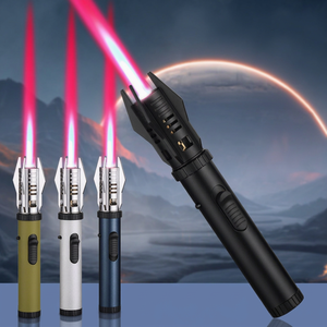 ไฟแช็คแบบเติมได้ Creative Lightsaber รุ่นกันลม จุดไฟโดยตรง ตัวเครื่องโลหะ ใช้กลางแจ้ง JOFI JT-K39 ระบบจุดไฟด้วยปุ่มกด แบบแมนนวล - Product Image 1