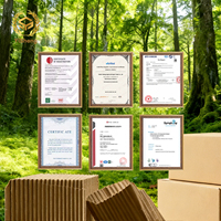 Boîtes rigides en carton ondulé biodégradable et écologiques, personnalisables et recyclables, avec gaufrage pour l'emballage de fruits et légumes frais
