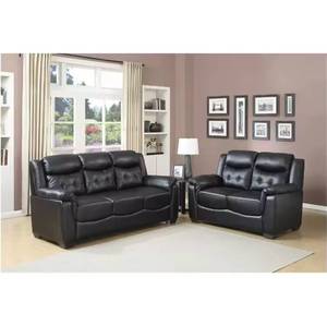 Sofá Seccional Moderno de Cuero de Alta Calidad, Superventas, para Sala de Estar, Marca Frank - Product Image 1