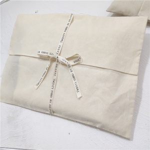 Bolsa de Algodón y Lona Personalizada con Logotipo, Reutilizable, para Ropa, Almohadas, con Lazo, Tipo Sobre, Protectora contra el Polvo, Venta al Por Mayor de Fábrica - Product Image 5
