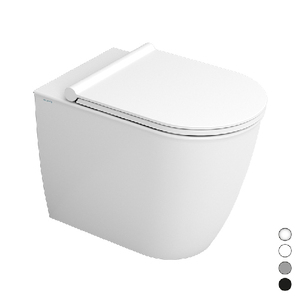 Inodoro Suspendido en Pared, Blanco Mate, 36 cm de Ancho, 41 cm de Alto, 55 cm de Largo - Product Image 2