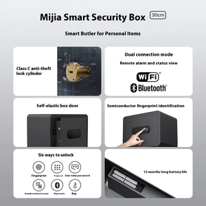 Xiaomi Mijia ตู้เซฟอัจฉริยะ BGX-5 30ซม./X1-303วิธีการปลดล็อกหลายวิธีเชื่อมต่อแอป Mi Home - Product Image 2