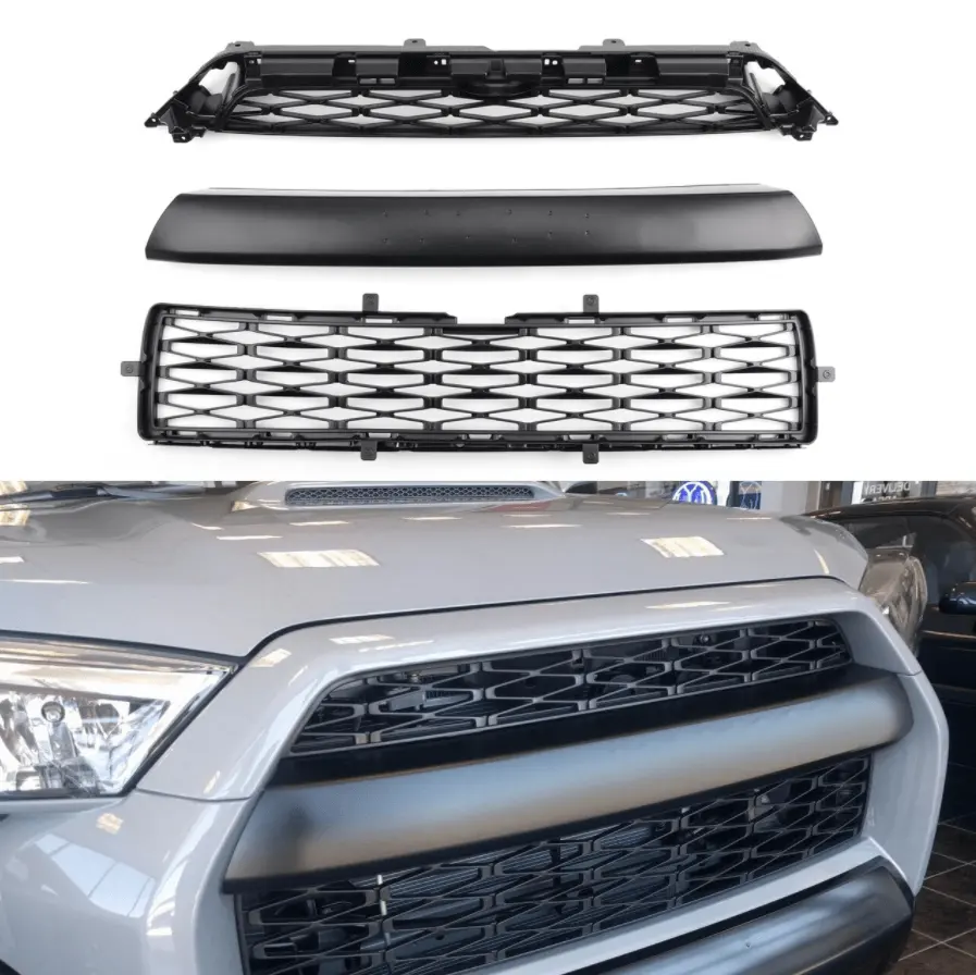 Accessori Auto di alta Qualità ABS Griglia Anteriore per Toyota 4Runner SR5/TRD 2015 14-20 + Griglia