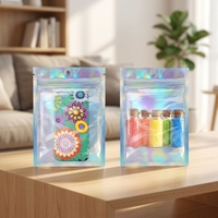 Bolsa con Cierre Ziplock Personalizada para Pequeñas Empresas, Bolsa de Mylar con Logotipo Personalizado para Joyería, Regalos Pequeños y Muestras