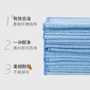 Paño de Cocina Kontler Pearl, Rectangular, Azul, Absorbente de Agua, Elimina Manchas, Lavable a Máquina - Product Image 2