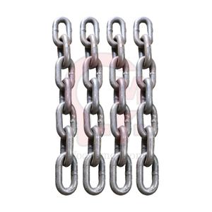 <span class=keywords><strong>Cadena</strong></span> Marina de Acero Aleado de Alta Calidad HLM, Soldada, Sin Pernos, Galvanizada en Caliente, para Barcos - Product Image 6