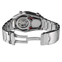 Mouvement à quartz japonais PC10 + montre de luxe à mouvement automatique chinois Montres personnalisées lumineuses Montres mécaniques à double roue