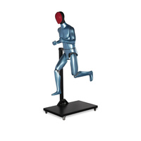 2024 support Style adulte en cours d'exécution Robot Muscle Mannequin matériau en fibre de verre pour l'exposition d'affichage