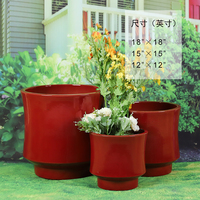 Grands pots de fleurs en céramique pour l'aménagement paysager et les arrangements floraux de jardin