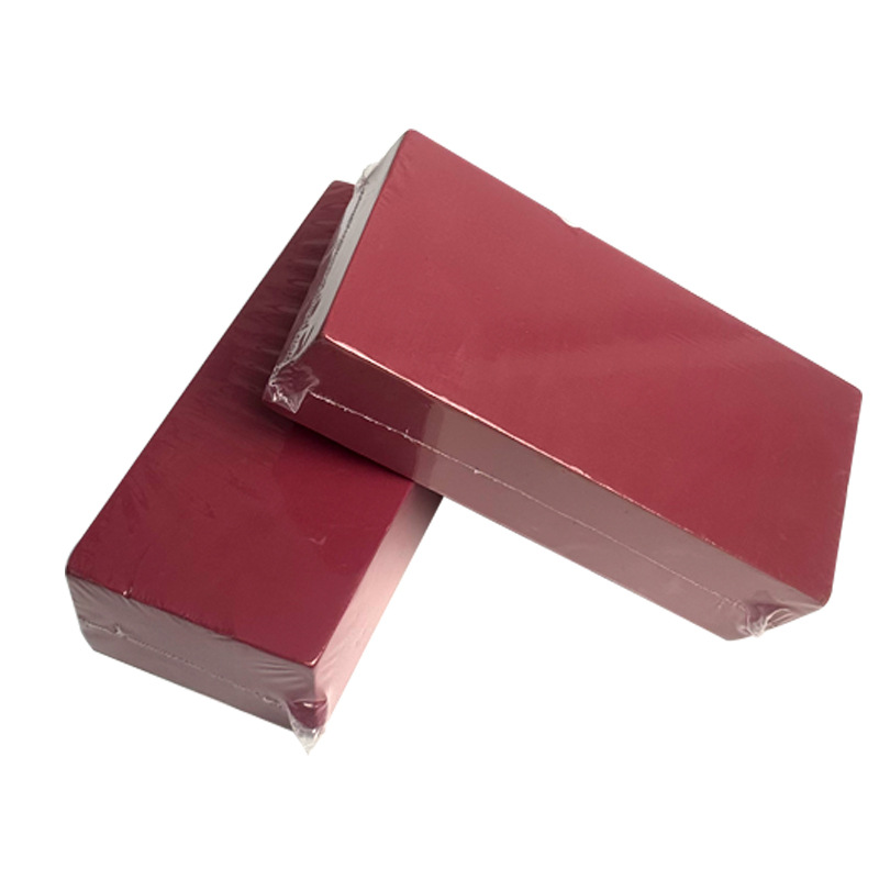 Boue de fleur rouge scellée en plastique