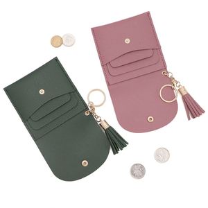 6 Colors PU Leather Coins Pocket Waterproof <b>Card</b> <b>Wallet</b> Lightweight Purse for Women Girls Gift - Product Image 2