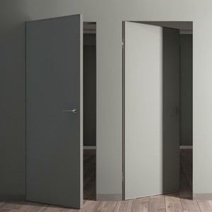 Puerta Invisible para Dormitorio con Interior Blanco, Puerta Oculta de Fábrica, Perfil de Aluminio - Product Image 6